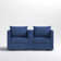 Curved Modular Loveseat Home Theatre Seating Comfortable And Stylish Dual Seats With Cupholder