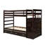Bora Kids Twin Over Twin Bunk Bed with Trundle with Drawers-1509043239