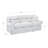 Casey 88" Rolled Arm Slipcovered Sofa Bed-1880634381
