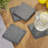 Thirstystone Natural Grey Slate Coaster Set