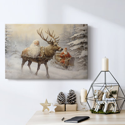 Christmas Holiday Arts - Toile tendue avec châssis