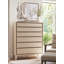 Sunset Key 6 Drawer 44.25" W Solid Wood Chest