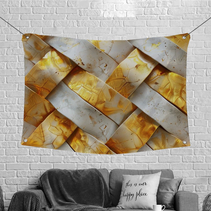 Tapisserie en microfibre, H 88 po x l 104 po
