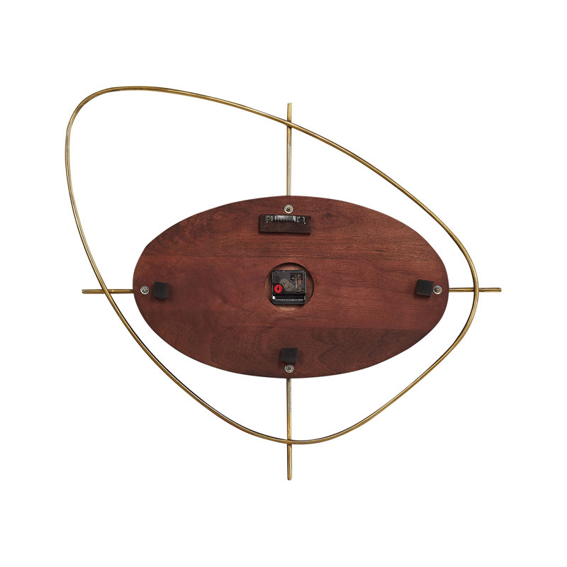 Aindriu Solid Wood Wall Clock