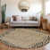Machine Washable Indoor/Outdoor Claudian ACN1230 Gold Rug