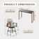 2 - Person Rectangular Outdoor Dining Set With Cushions