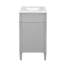 Meuble-lavabo de 30 po avec lavabo supérieur, meuble-lavabo moderne avec 2 tiroirs et tiroir escamotable, meuble-lavabo simple-114497769