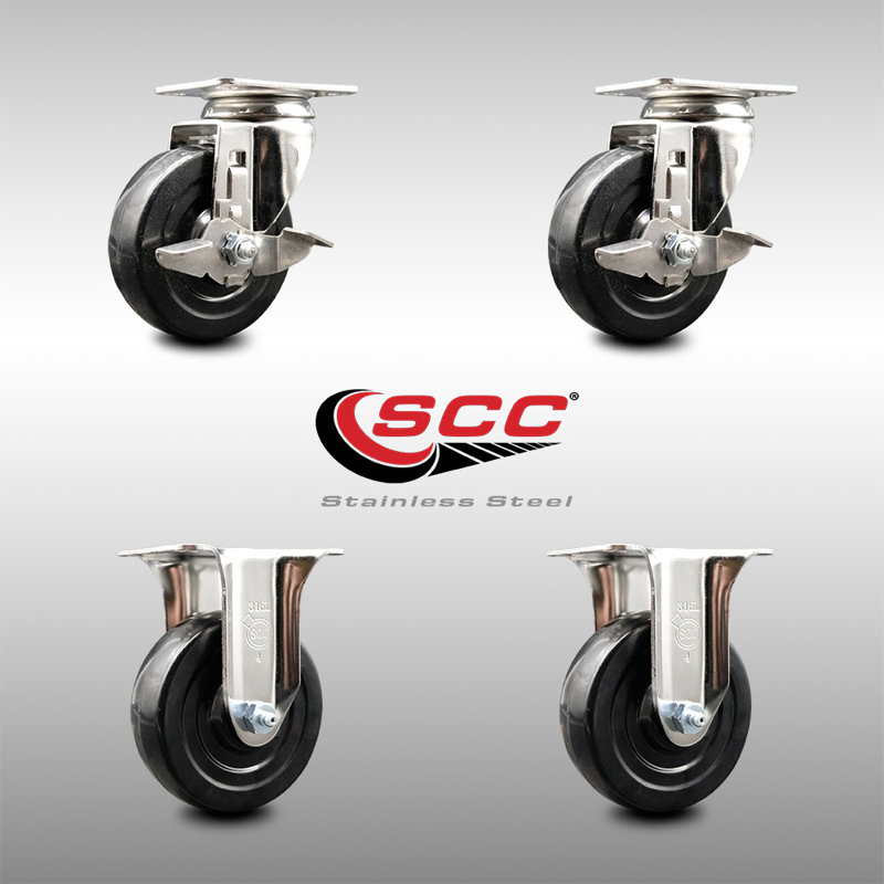 Soft Rubber Casters