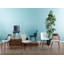 Chaise d'appoint rembourrée en bois massif Hassen-641294867