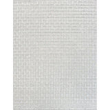 Cotton Geometric Area Rug in Gray