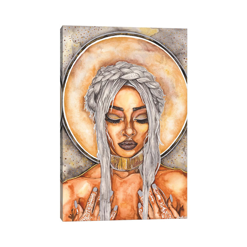 Serenity - Painting on Canvas, 66.04cm H x 45.72cm W x 3.81cm D, Wrapped Canvas