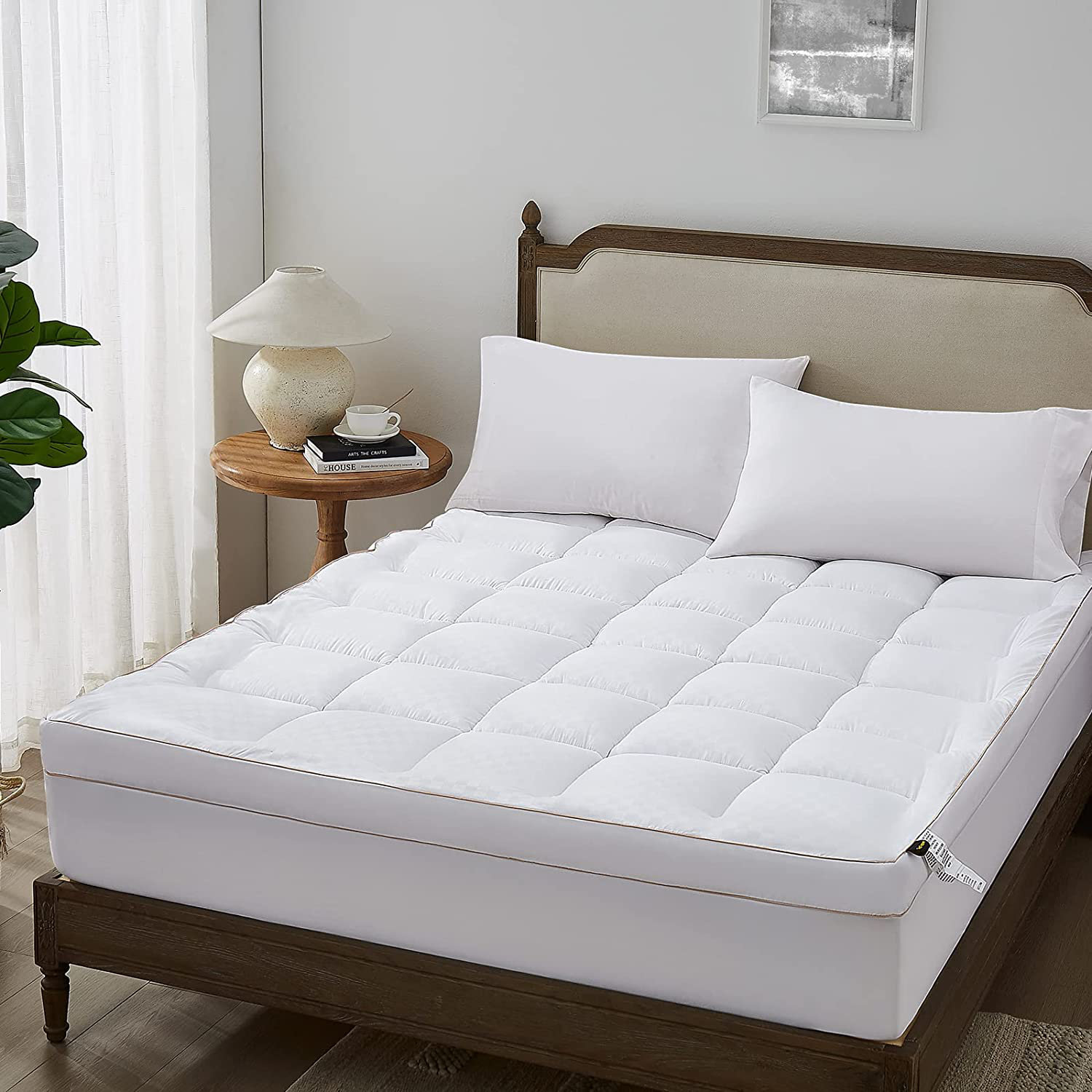 2 inch Bamboo-Filled Cotton Mattress Topper by Royal Hotel™ - King 