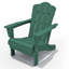 Chaise Adirondack en acier PEHD pliable-1833397269