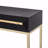Retro Entryway Console Table With Two Drawers - Striking Geometric Design Hallway-984398053