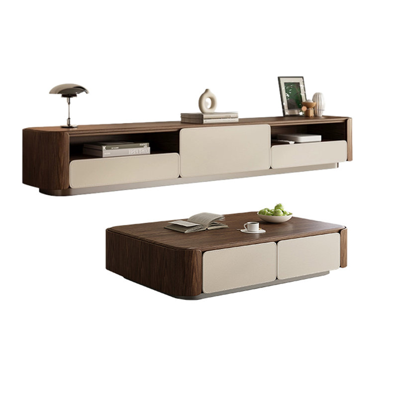 Modern Simplicity TV Stand and Coffee Table Set