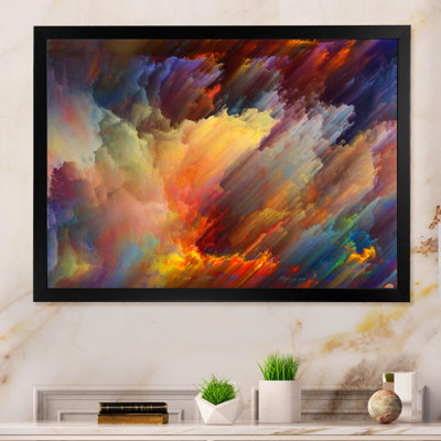 «Colorful Living», reproduction sur toile encadrée