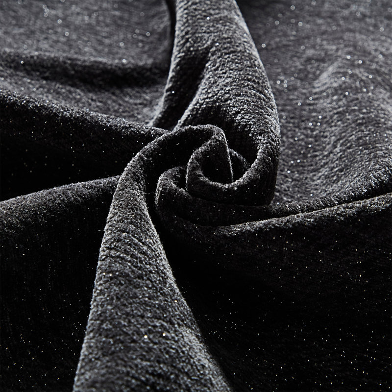 Canapé modulaire Boneless, Chenille noir