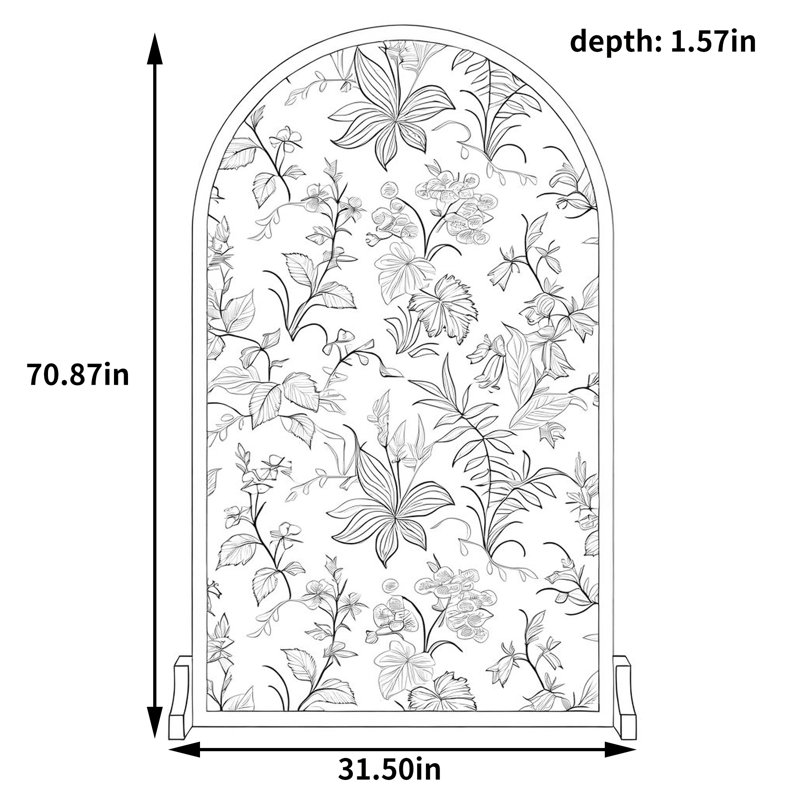 Quira, H 70,87 po x l 31,5 po x P 1,57 po