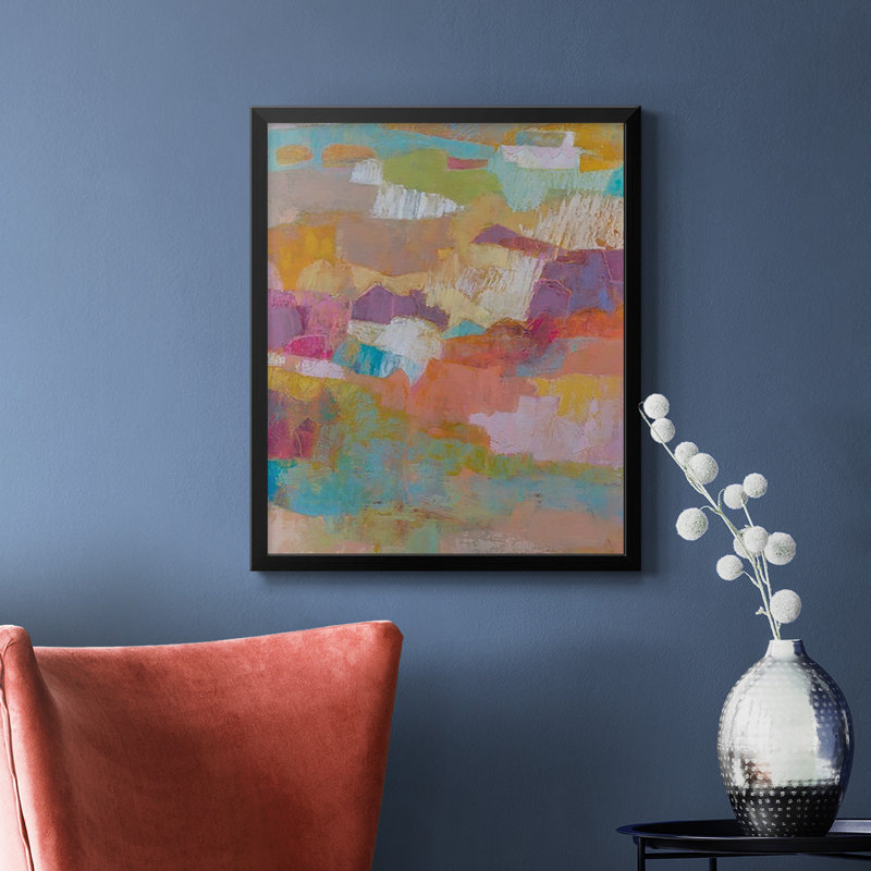Toile de qualité supérieure Kindill II, prête à être accrochée, Noir