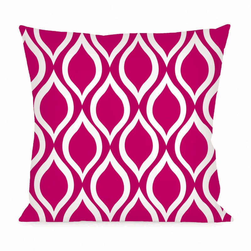 Housse de coussin d'extérieur Hummingbird and Fuchsia