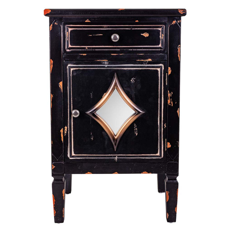 Alianie 48cm W Solid + Manufactured Wood Bedside Table