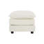 Canapé modulaire en U avec repose-pieds réversible, canapé d'angle convertible 5 places avec 2 repose-pieds, canapé moderne minimaliste et canapé pour le salon, blanc