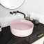 Lavabo de salle de bain vasque circulaire en céramique-120423609