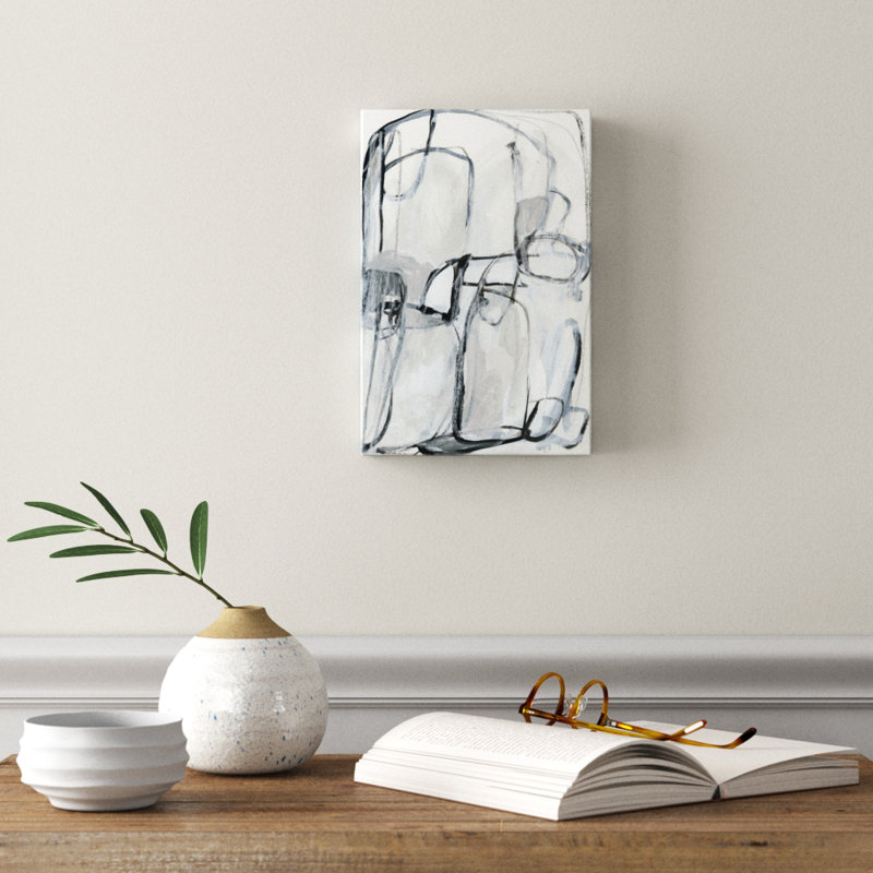 Entanglements I by June Erica Vess - Painting Print, 30cm H x 20cm W, Wrapped Canvas