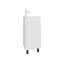 Meuble-lavabo de salle de bain, 1 porte, 4 pieds-1829995880