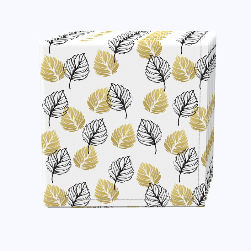 100% Cotton Floral Square Napkin