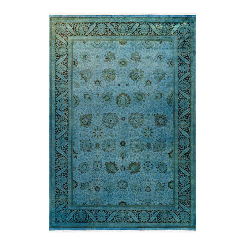 Fine Vibrance One-of-a-Kind 6' 1" X 9' 0" Hand Knotted Area Rug