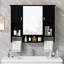 Armoire de rangement murale avec miroir-912253398