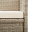 Chaise de patio inclinable avec coussins-1823144197