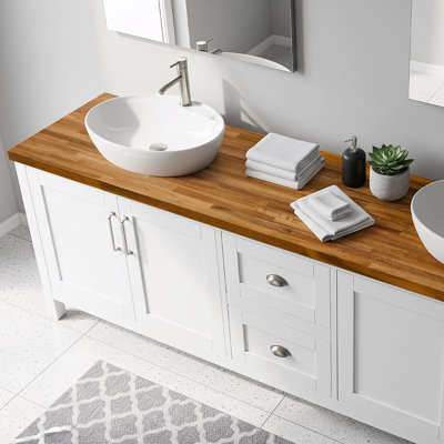 Acacia Butcher Block Countertop, Acacia Wood Table Top for DIY Island, Kitchen Countertop, Workbench