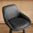 Janayshia Modern Industrial Swivel Upholstered 25.6'' Faux Leather Counter Stool with Metal Frame-1524620432-1482311214