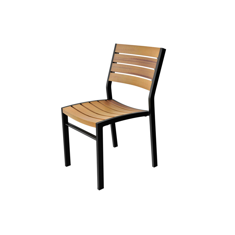 Chaise d'appoint Ace, Bois / noir