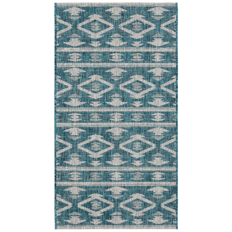 Amarien Southwestern Indoor/Outdoor Area Rug, Rectangle 2'7" x 5'