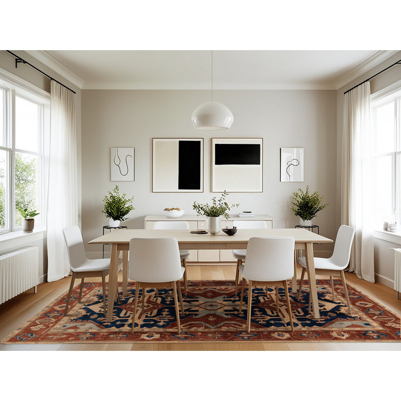 Machine Washable Persian Brown Area Rug, Rectangle 7' x 10'
