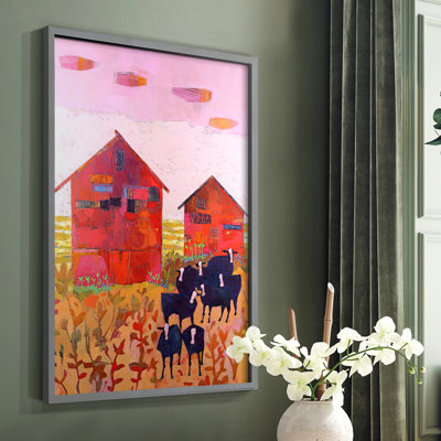Orland Barns Framed Print - Solid Wood