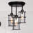Ches 3 - Light Lantern Cylinder Chandelier