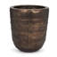 Grand vase de plancher en métal doré Aivana-1978868821