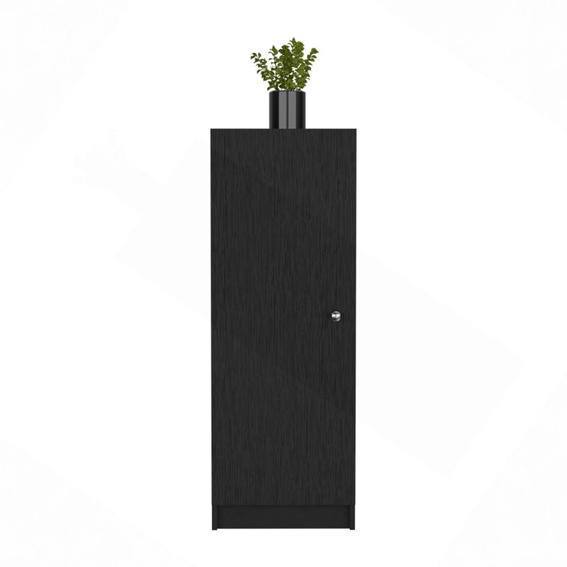 Armoire de cuisine H 47 po, armoire à une porte, quatre tablettes intérieures