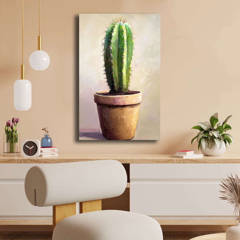 Peinture décorative sur toile, H 27,56 po x l 17,72 po