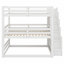 Lit superposé triple avec escalier de rangement, conception séparée-166034909