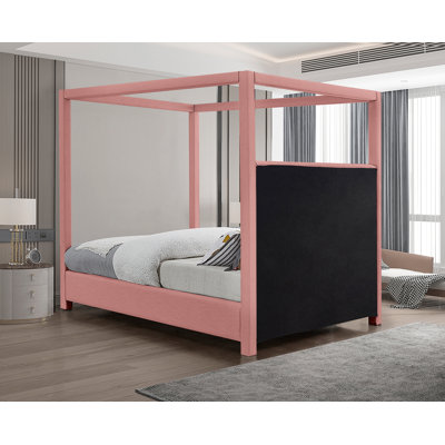 Mistaya Upholstered Canopy Bed