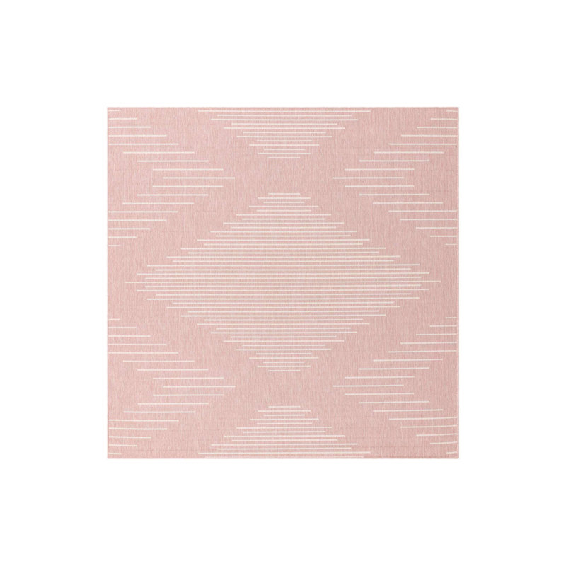 Striped Indoor / Outdoor Rug, Rectangle 7' x 10'