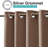 Blackout Outdoor Curtains 2 Panels Waterproof, Thermal Insulated Stainless Steel Rustproof Grommet Indoor Outdoor Curtains & Drapes for Yard/Gazebo Grommet-718971360-718971358