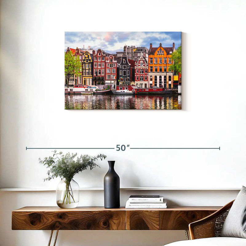 Maisons de canal Nicci Amsterdam, H 20 po x l 30 po