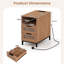 35cm W Metal Bedside Table-65661218
