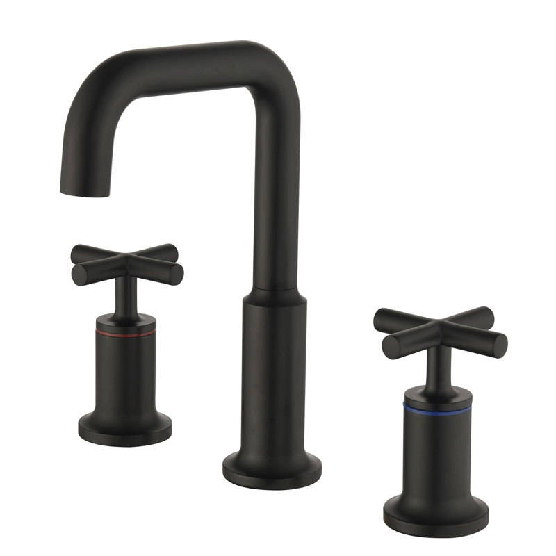 2-handle Bathroom Faucet, Matte Black